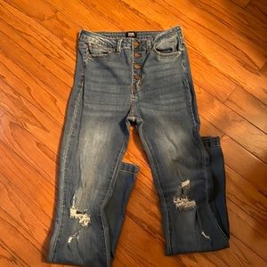 Simple society blue jeans new no tags size 27/5